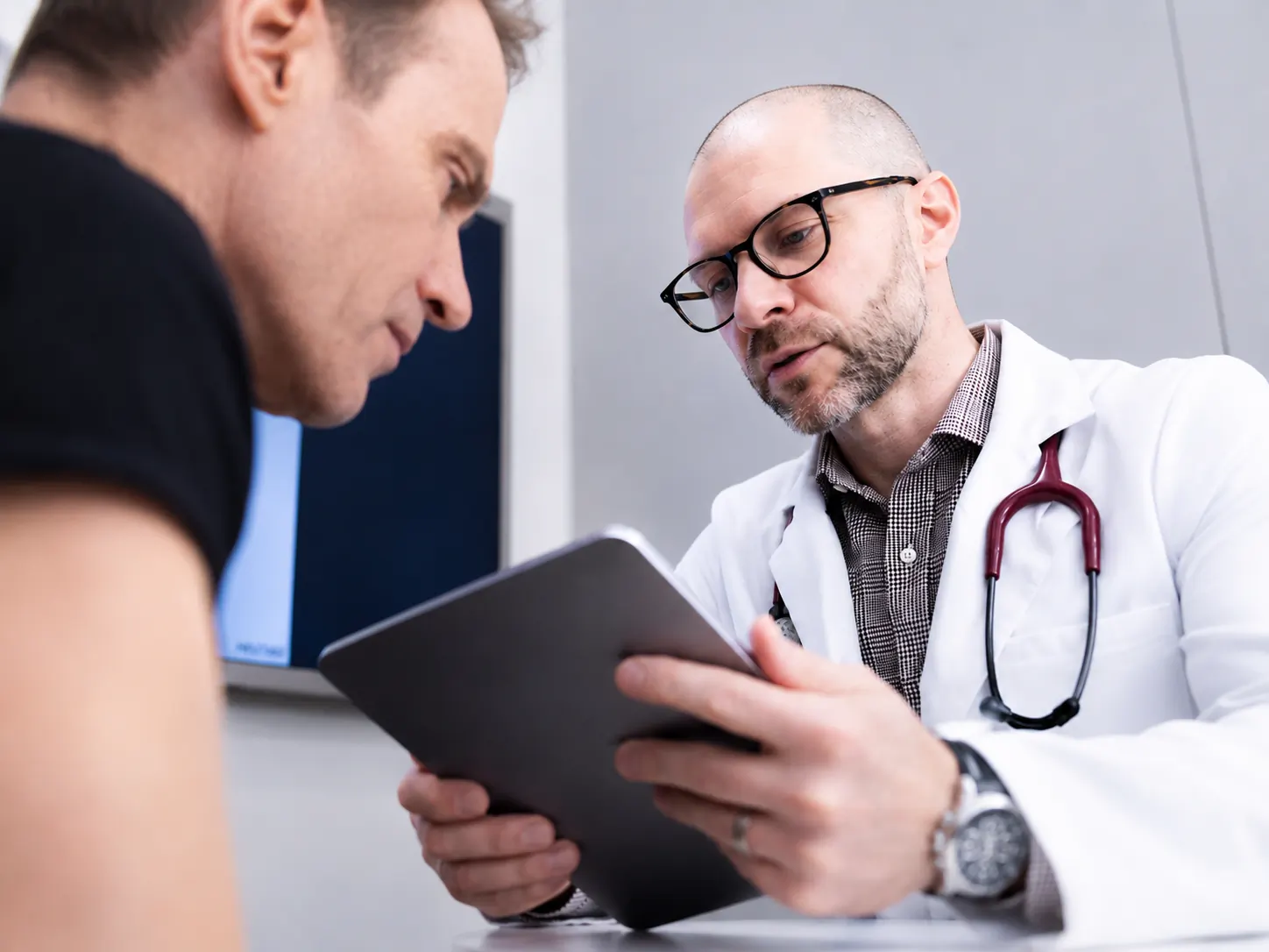 Longevix member reviewing lab results in the app